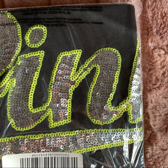 NWT Pink bling shirt long soft t - Picture 5 of 5